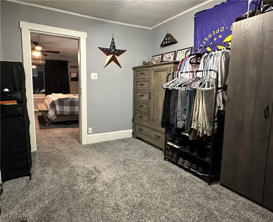 Currently used as the Primary Wardrobe Room or could be a bedroom.