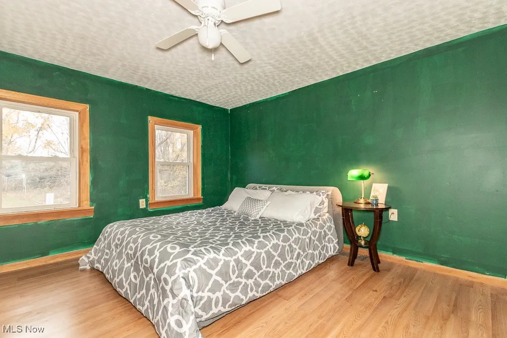 Upstairs bedroom in rear of home