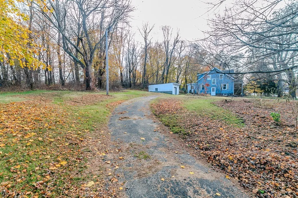 View from the East end of the driveway