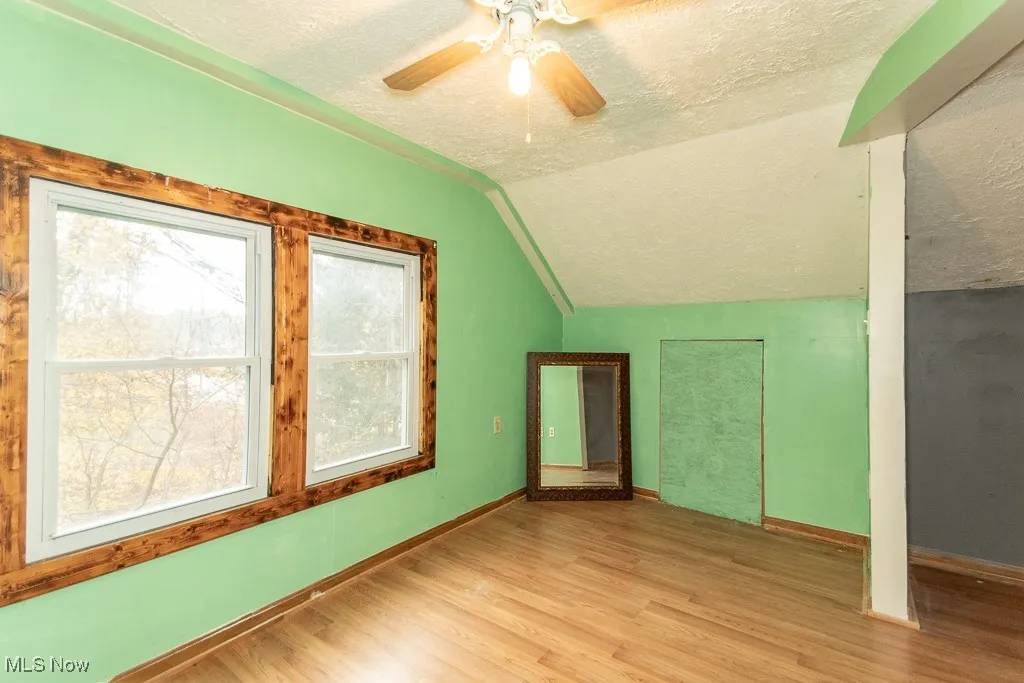 Unique spaces for dresser, vanity and storage!