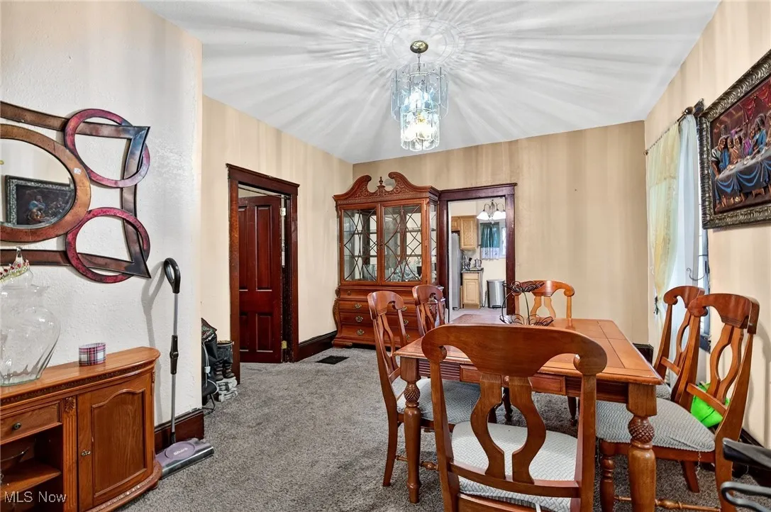 First floor bedroom off the dining room.