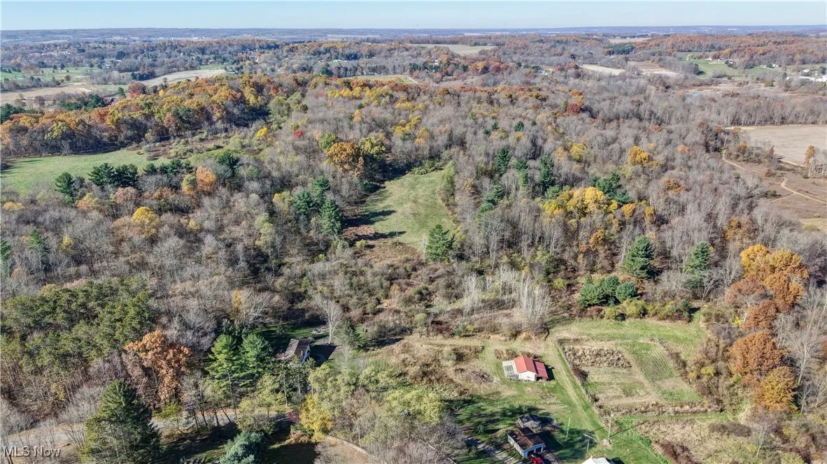 Aerial overview of property's location