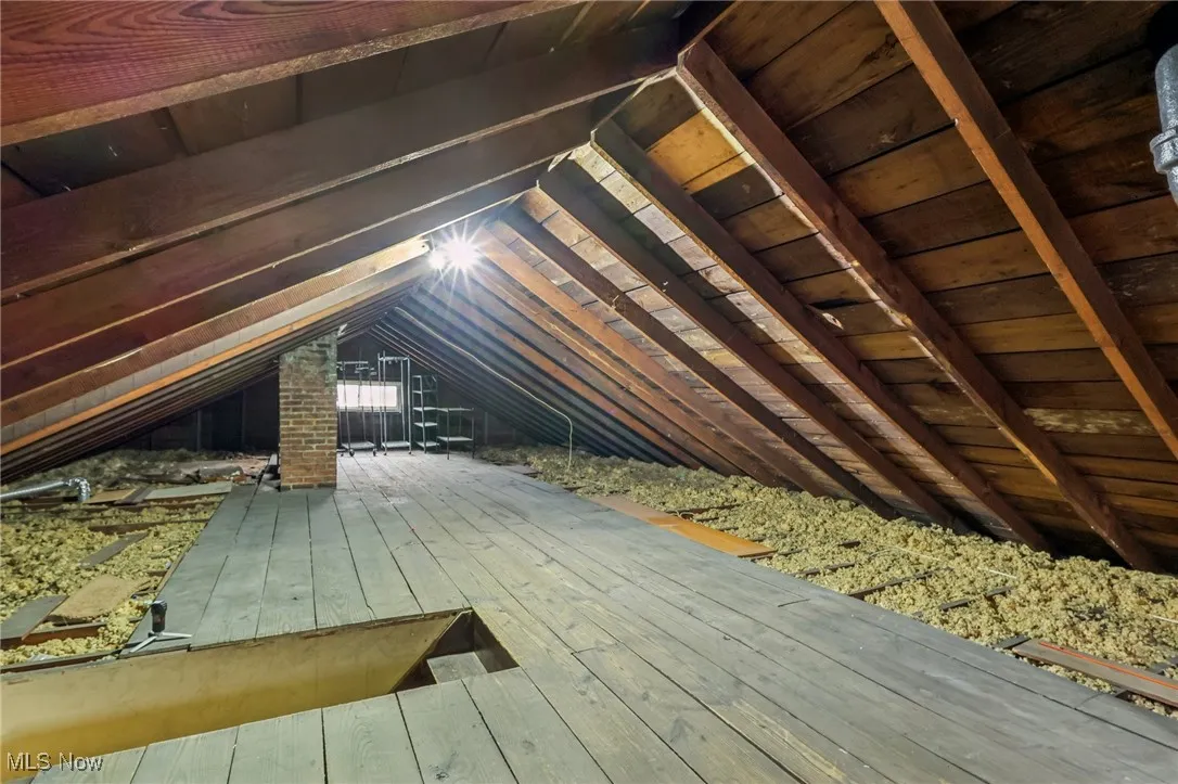 View of attic