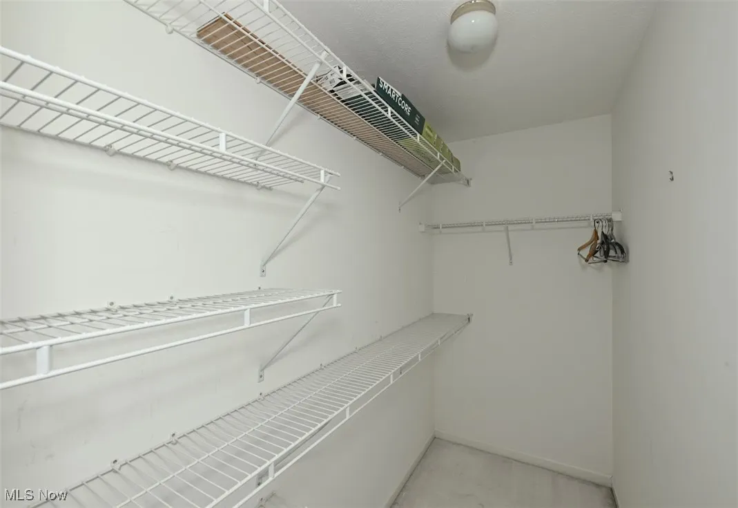 View of spacious closet in bedroom 3.