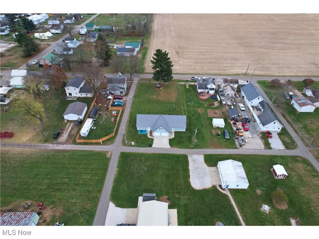 Aerial view of property's location