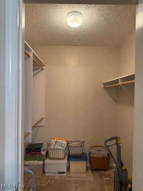 View of spacious closet