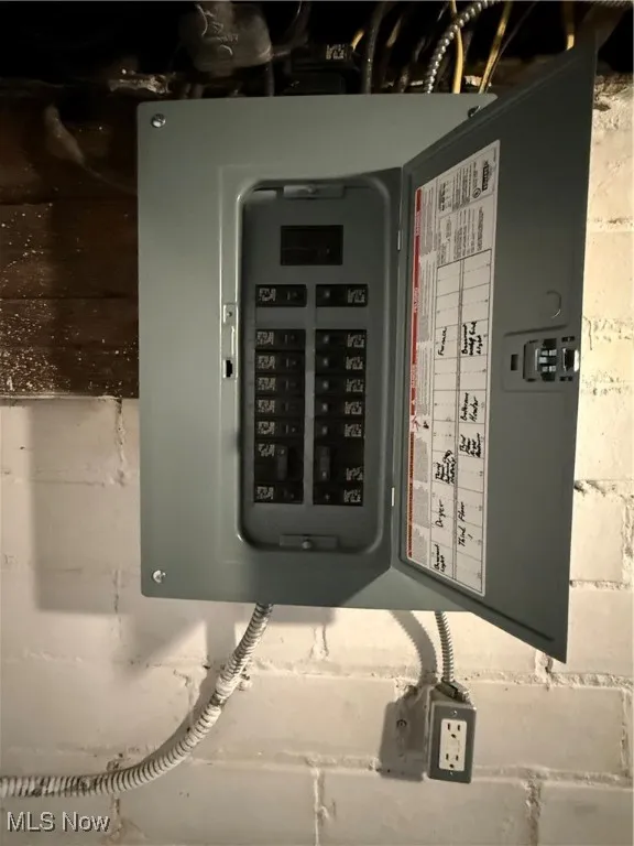 Utilities featuring electric panel