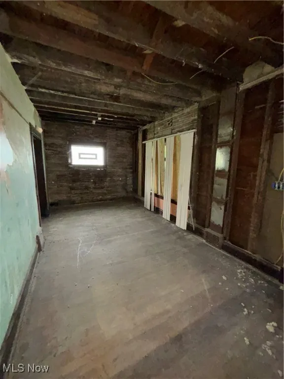 View of basement