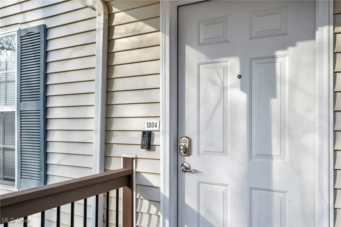 View of exterior entry