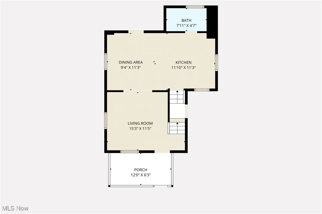 View of floor plan / room layout