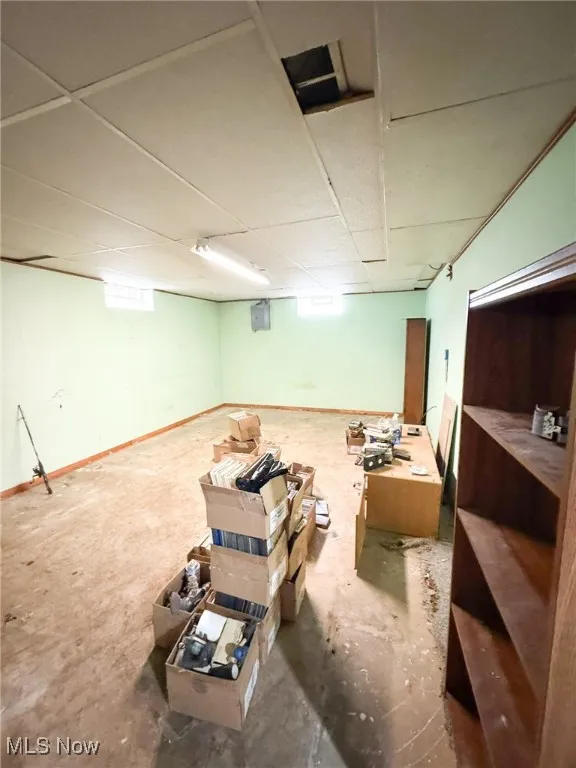 Below grade area featuring healthy amount of natural light