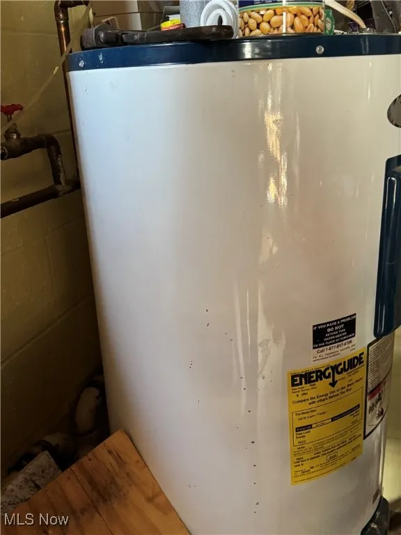 Utilities featuring electric water heater