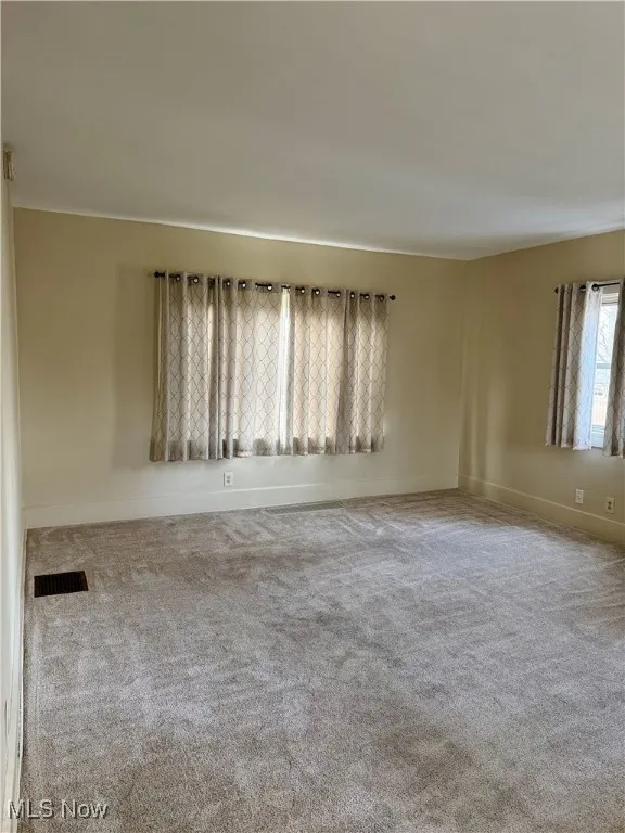 Carpeted living room