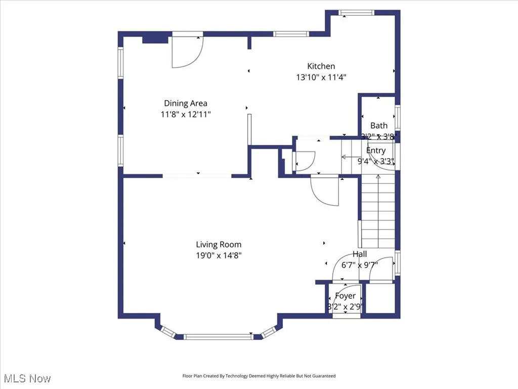 View of room layout