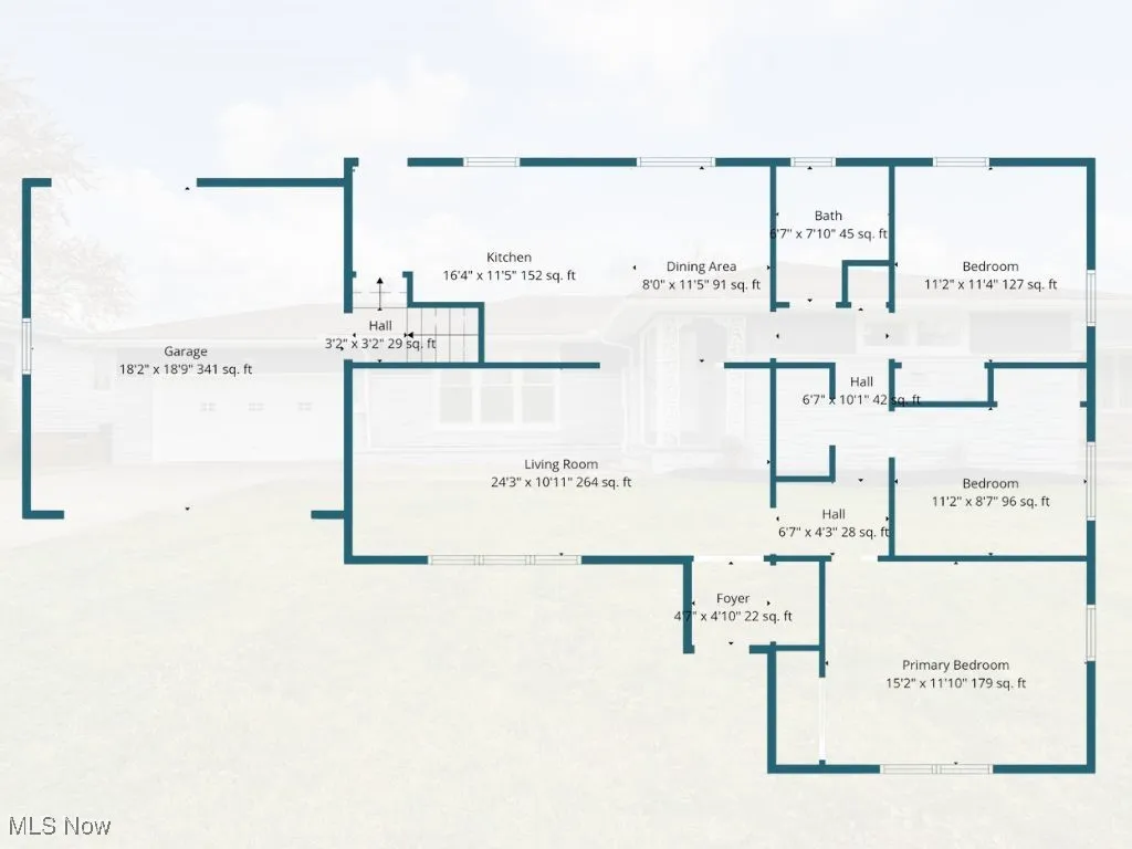 View of floor plan / room layout