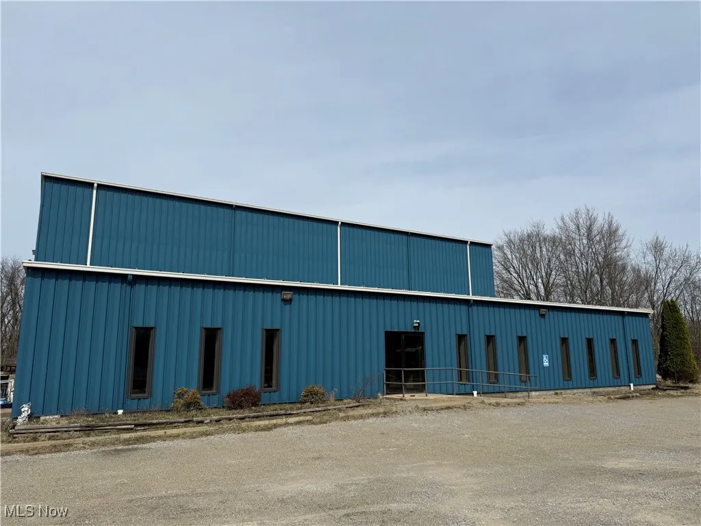 View of pole building