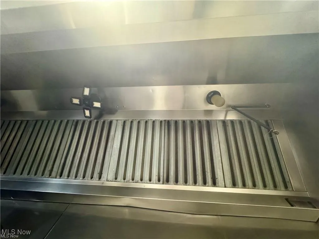 Detailed view of extractor fan