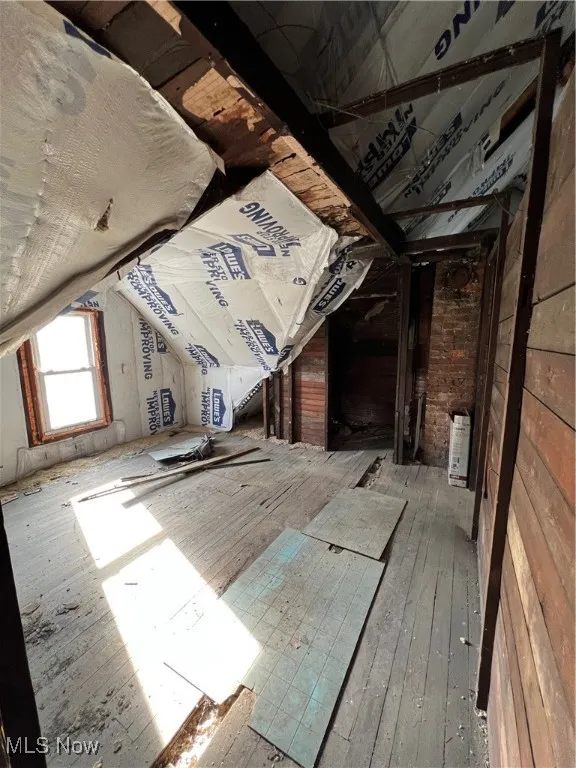View of attic