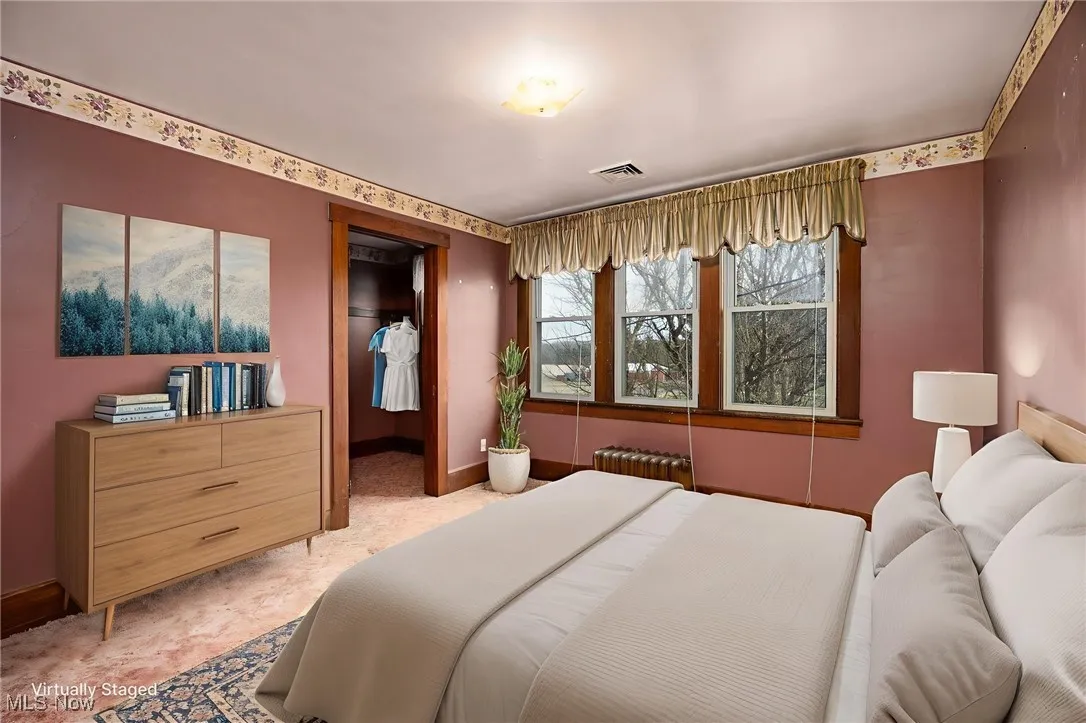 Virtually staged bedroom 2