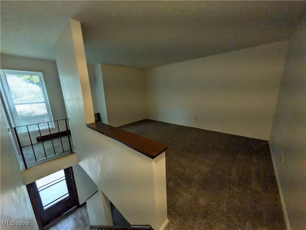 595 Dayton St Akron OH 44310 is a one bedroom townhouse in the North Hill area with a deck, storm door, basement, Living Room, Kitchen & entry on the 1st floor and the bedroom, bathroom and large oversized closet are on the 2nd floor. Recently replaced windows and siding  on the exterior and remodeled interior with new flooring, kitchen and bathroom. $750 per month plus electric by tenant. The landlord has provided trash pickup and off street parking lot. Property is just off Tallmadge Ave with easy access to Route 8.