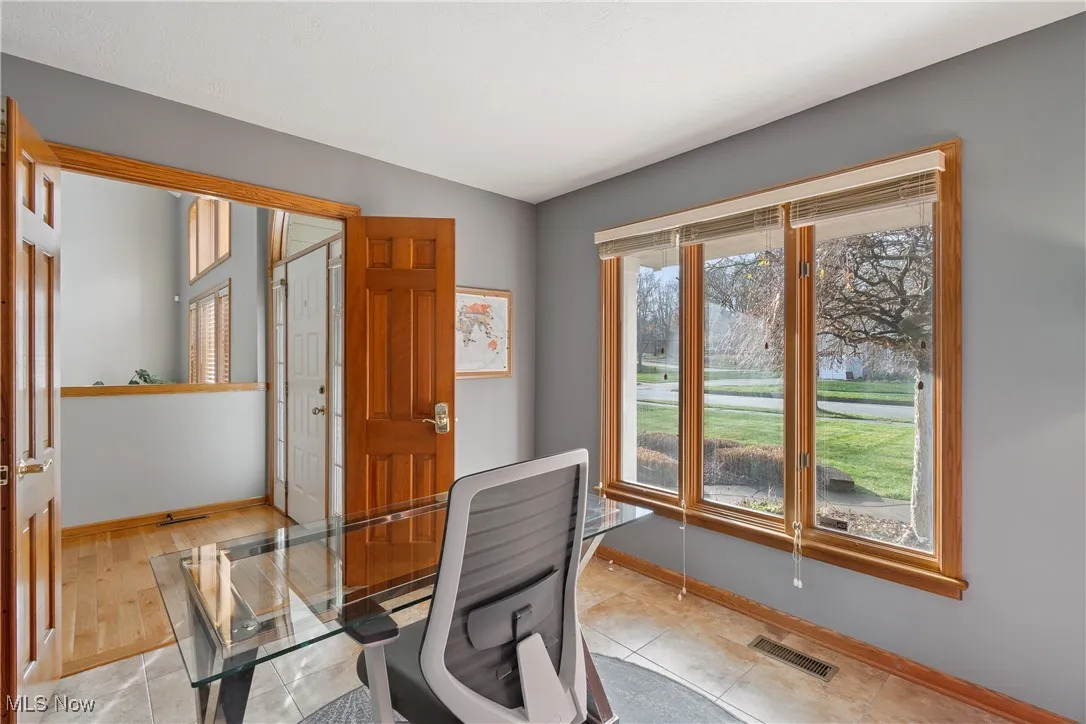 Office with healthy amount of natural light