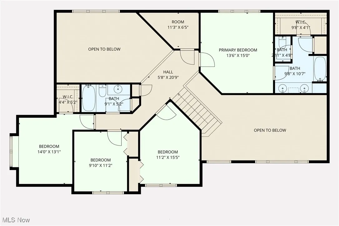 View of room layout