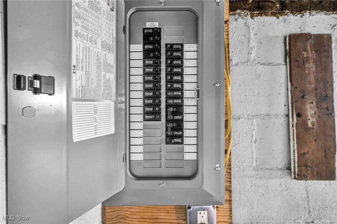 Utilities featuring electric panel