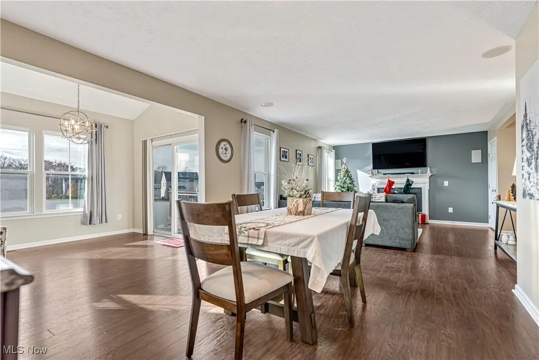 Dining room also opens to the Sunroom