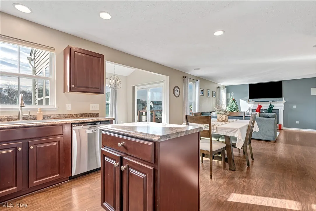 Kitchen offers an open floor plan