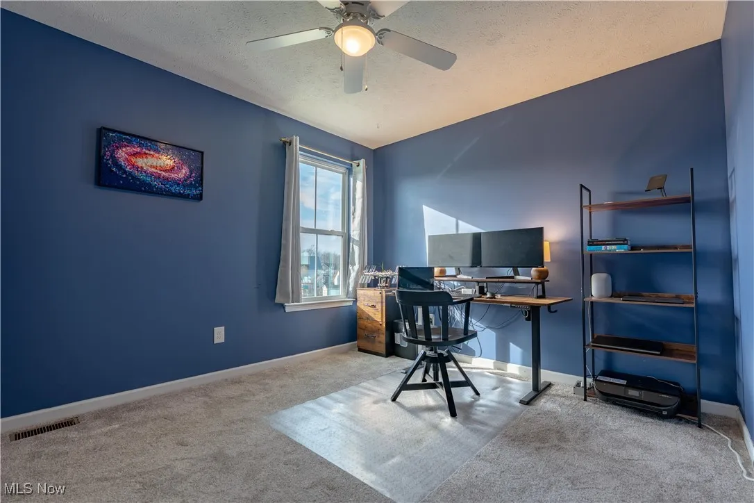 Bedrooom #1 is being used as a Home Office