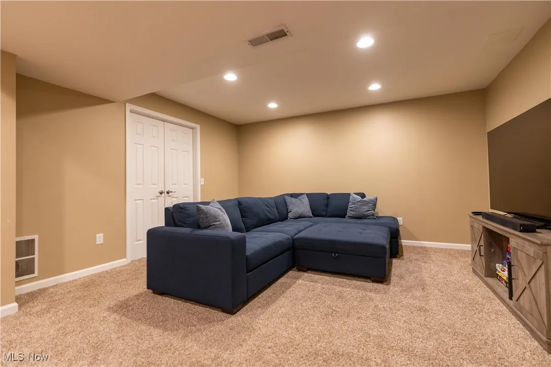 Rec Room features recessed lighting