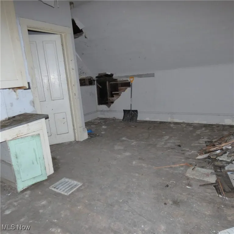 View of unfurnished dining area