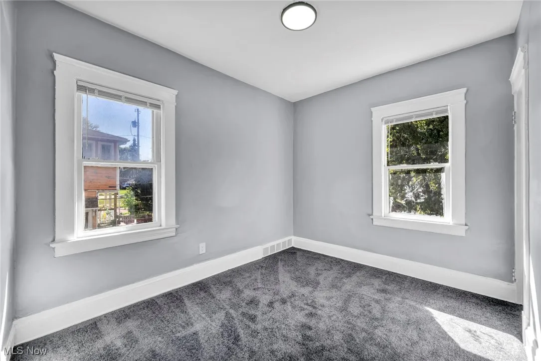 Spare room with carpet and healthy amount of natural light