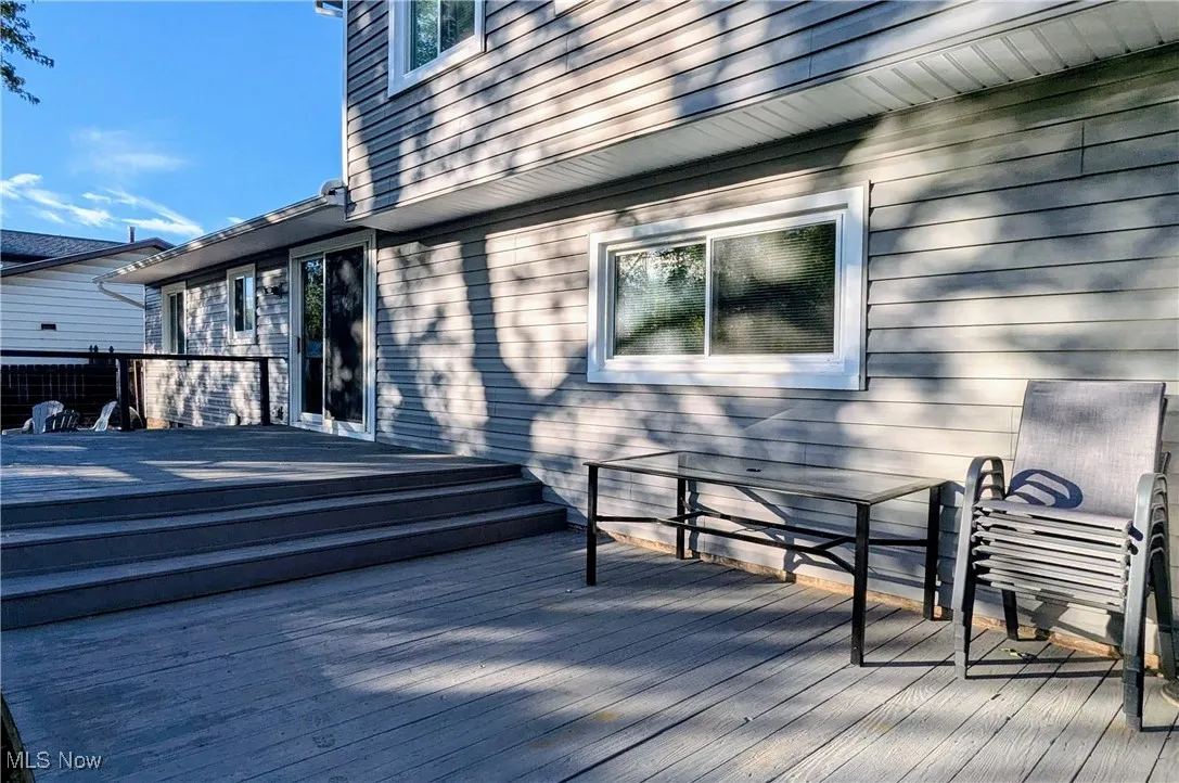 View of Back of Home and Two Tier Deck