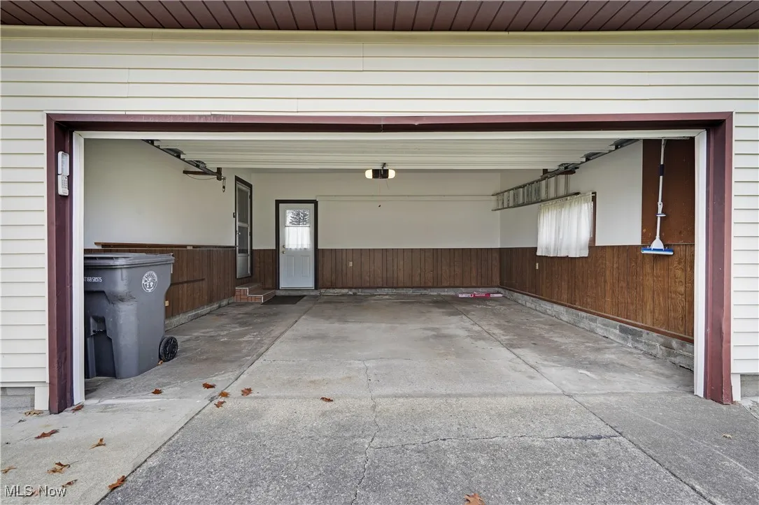 2 car attached garage