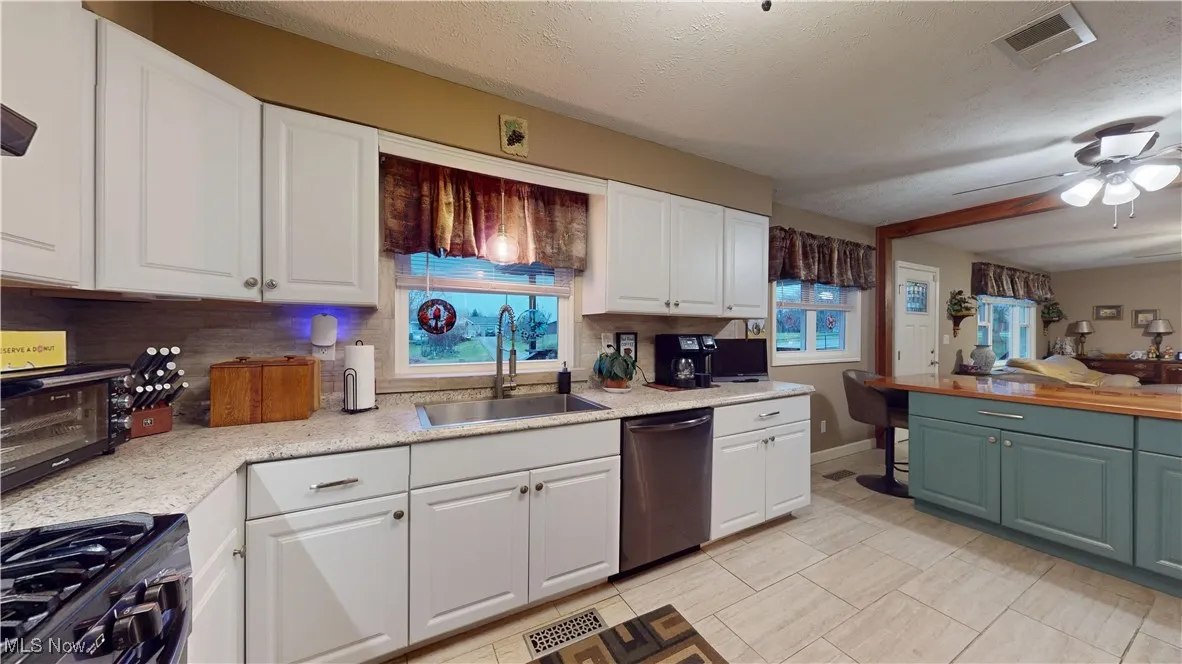 PLENTY OF CABINET SPACE