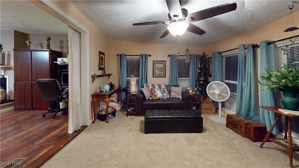 LARGE OPENING TO SUNROOM FROM LIVING SPACE