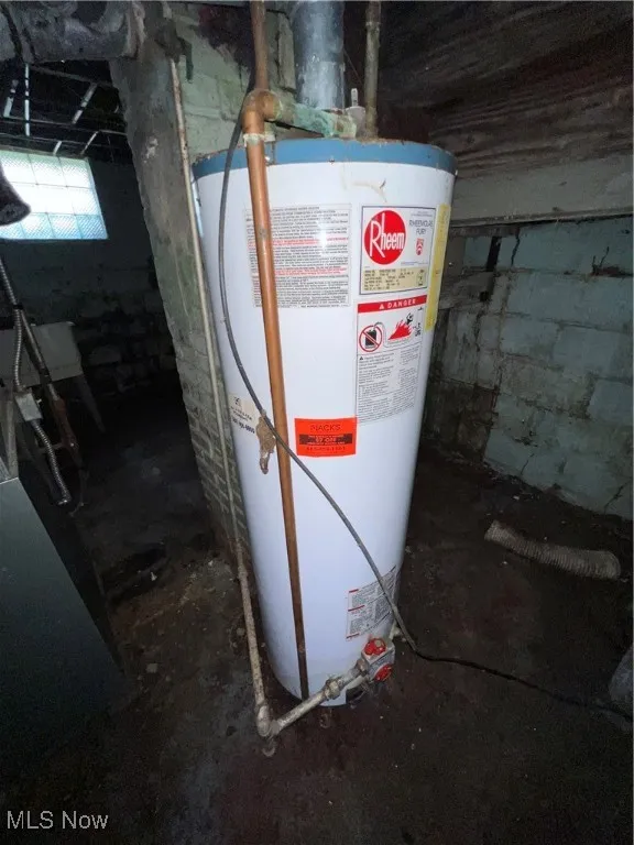 Utilities featuring water heater
