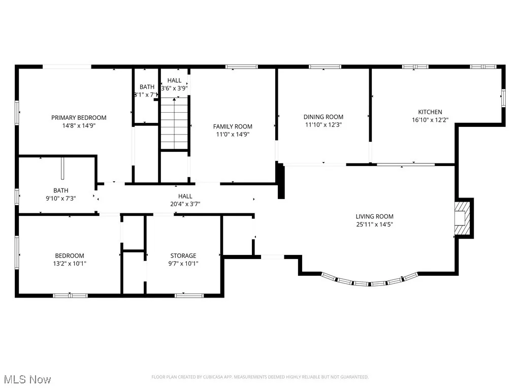 View of room layout