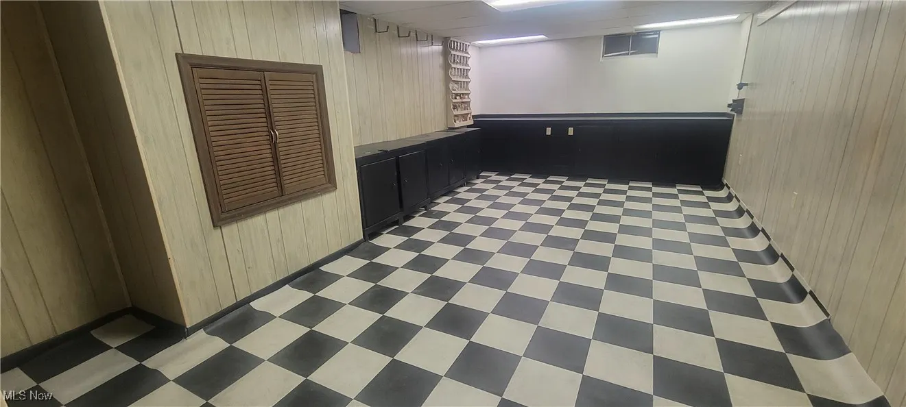 extra work area in the basement