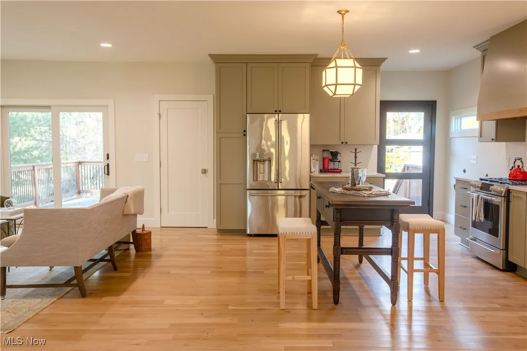 Kitchen and living room
