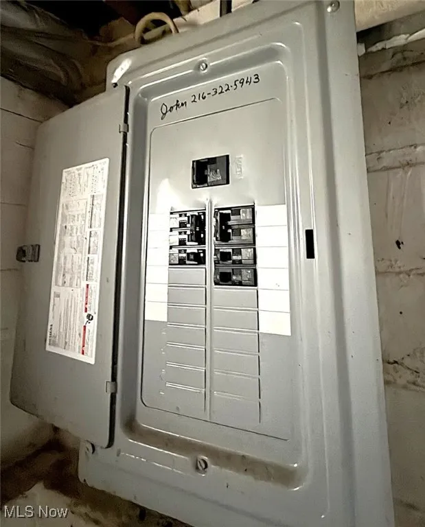 Utility room featuring electric panel