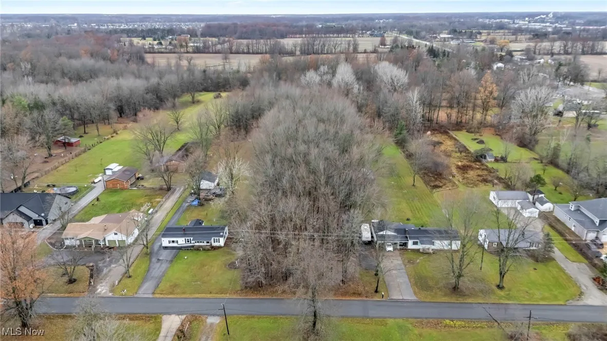 Aerial overview of property's location