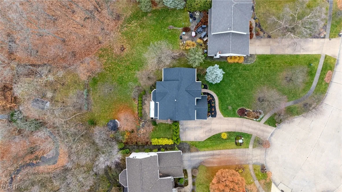 Aerial view of property's location