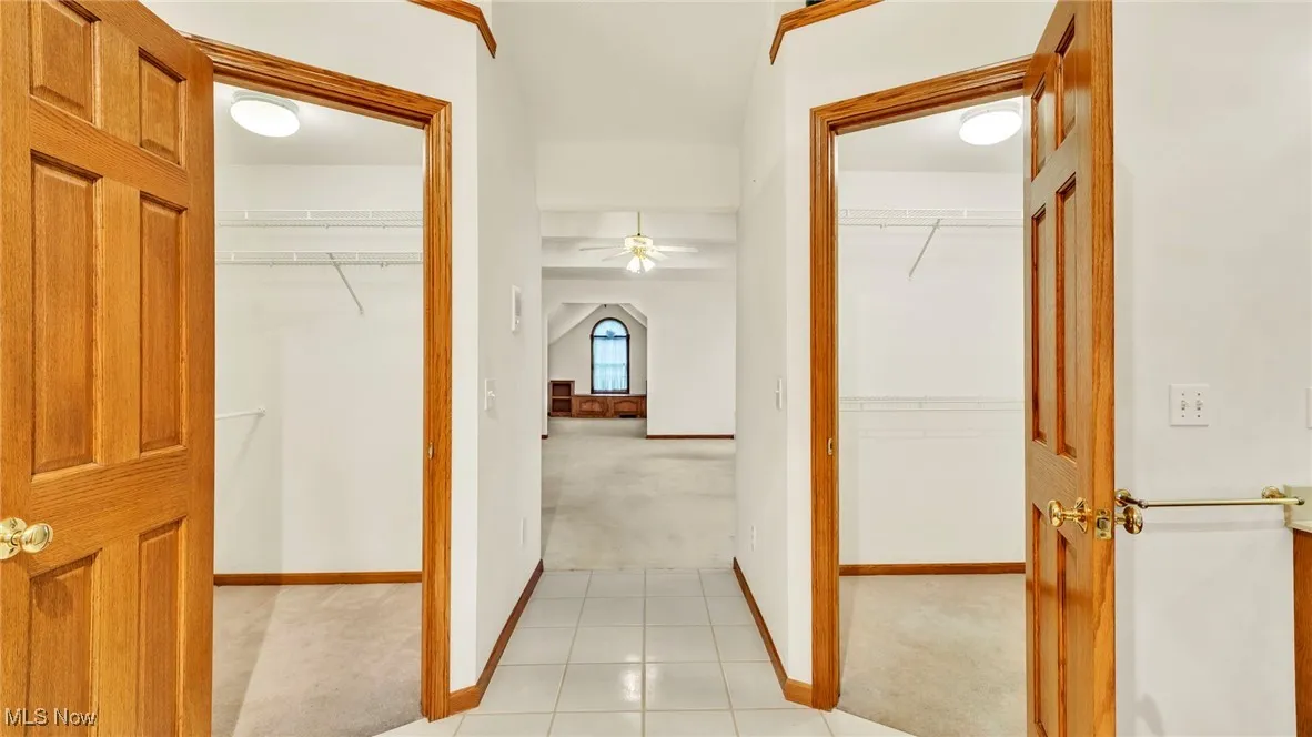 Two walk in closets.