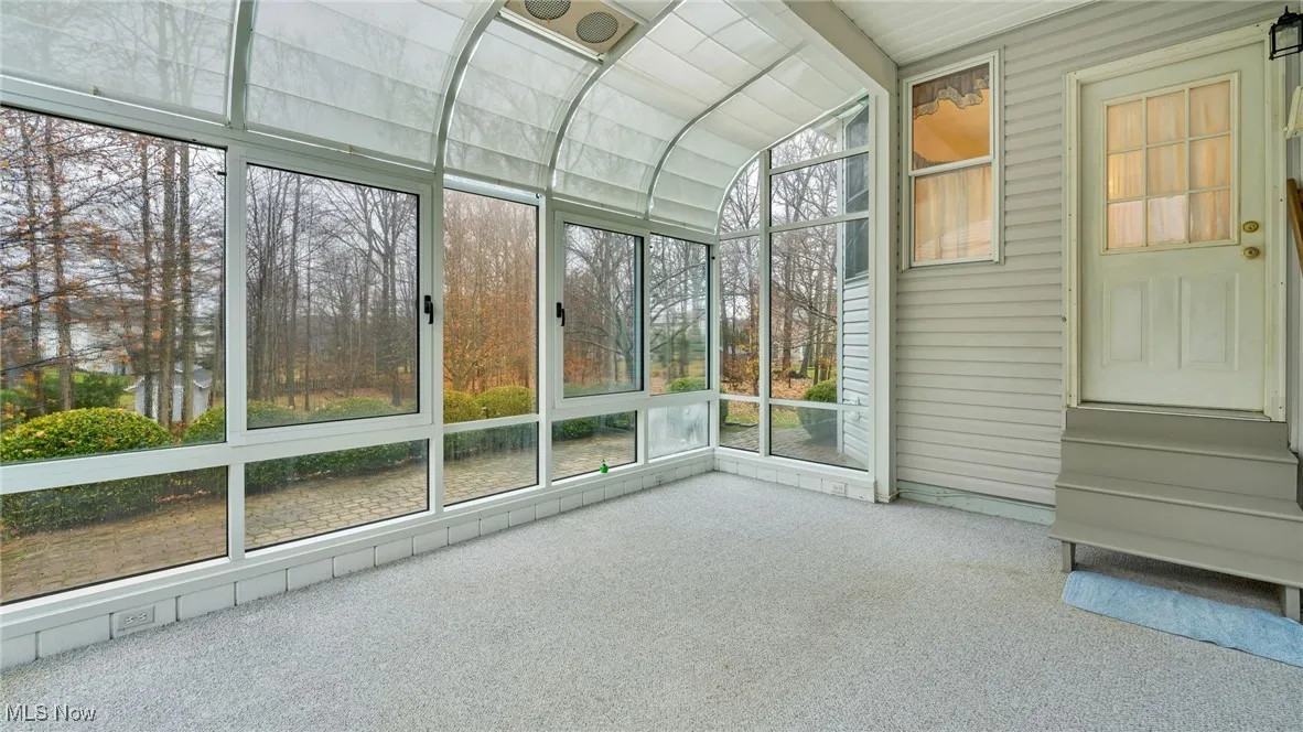 Unfurnished sunroom