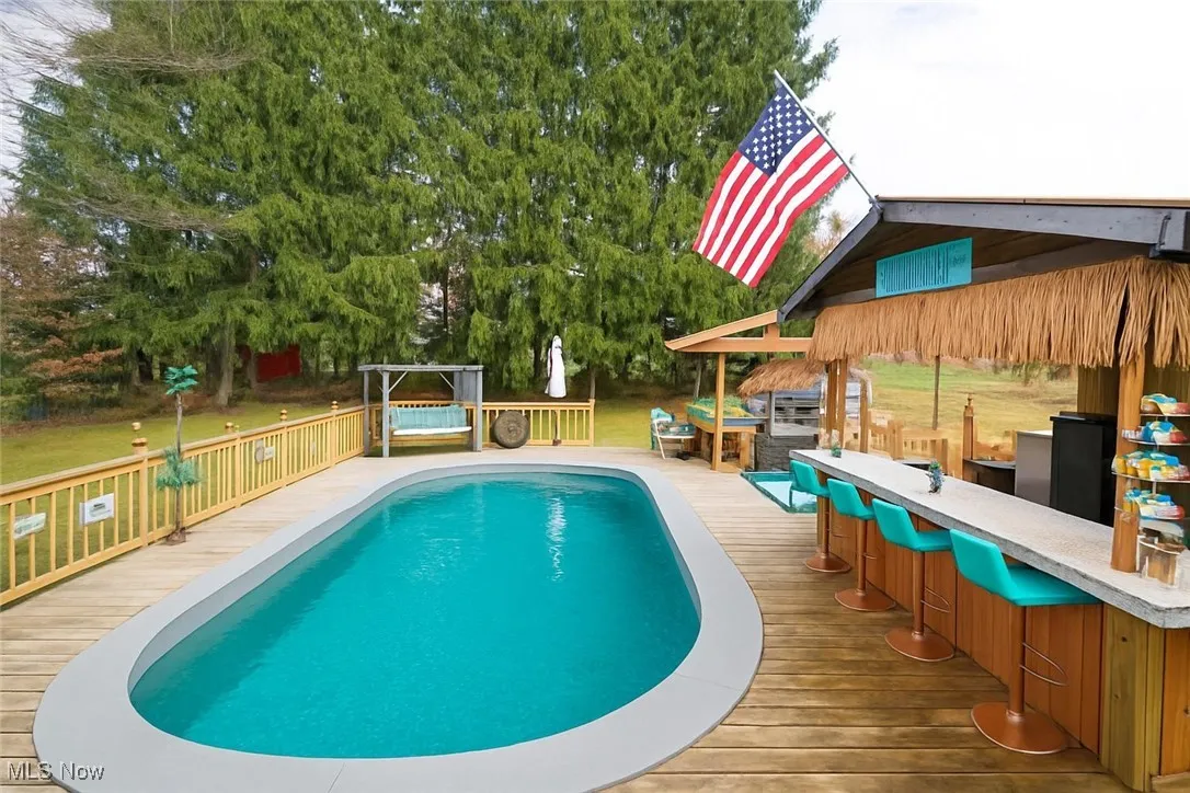 AI editing to remove pool cover