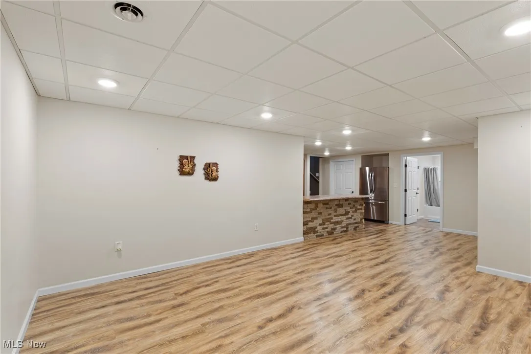 Family room in basment