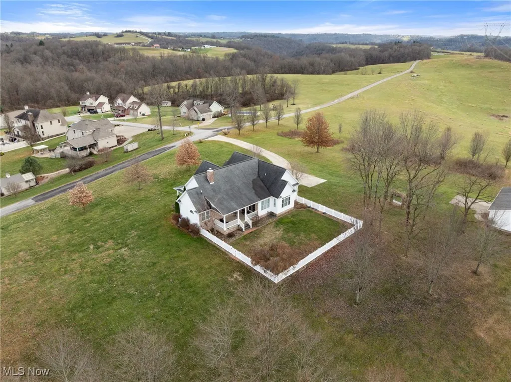 Aerial view of property and surrounding area