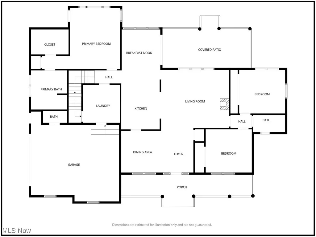 View of room layout for 1st floor